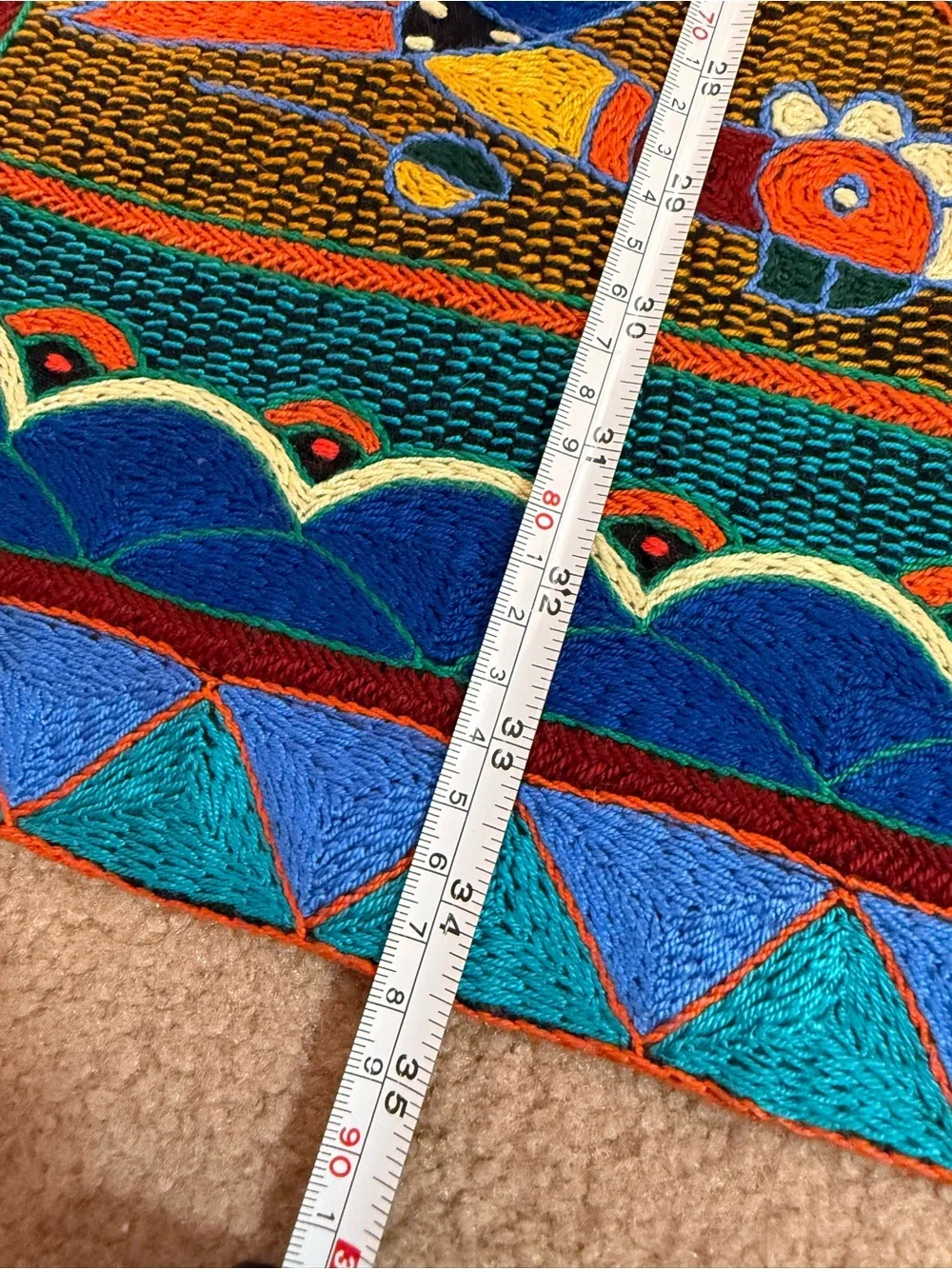 Kaross hand embroidered